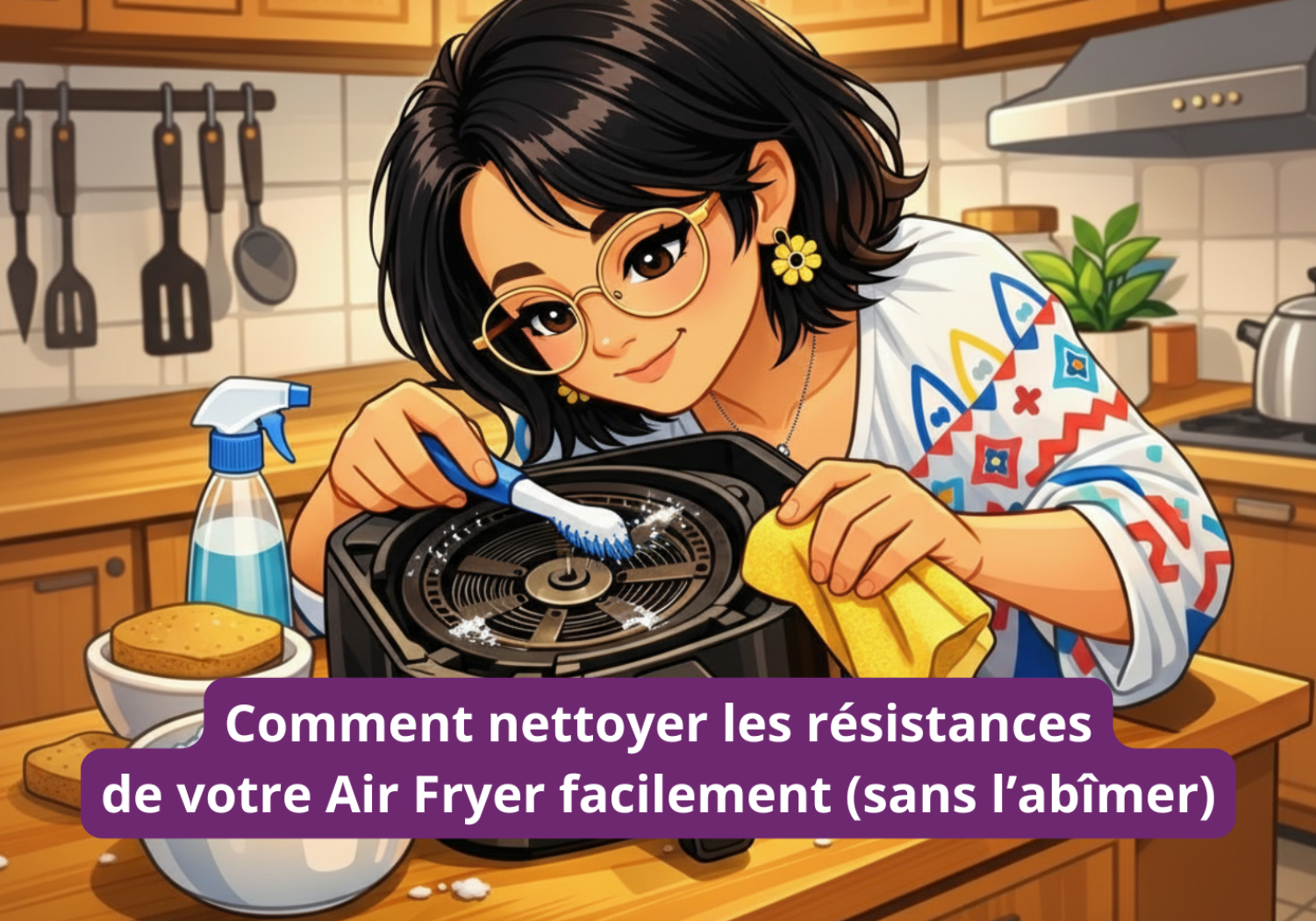 Comment nettoyer les résistances de votre Air Fryer Moulinex facilement (sans l’abîmer)