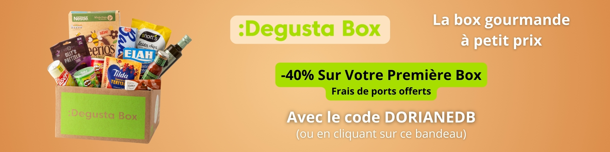 -40% sur votre première Degustabox