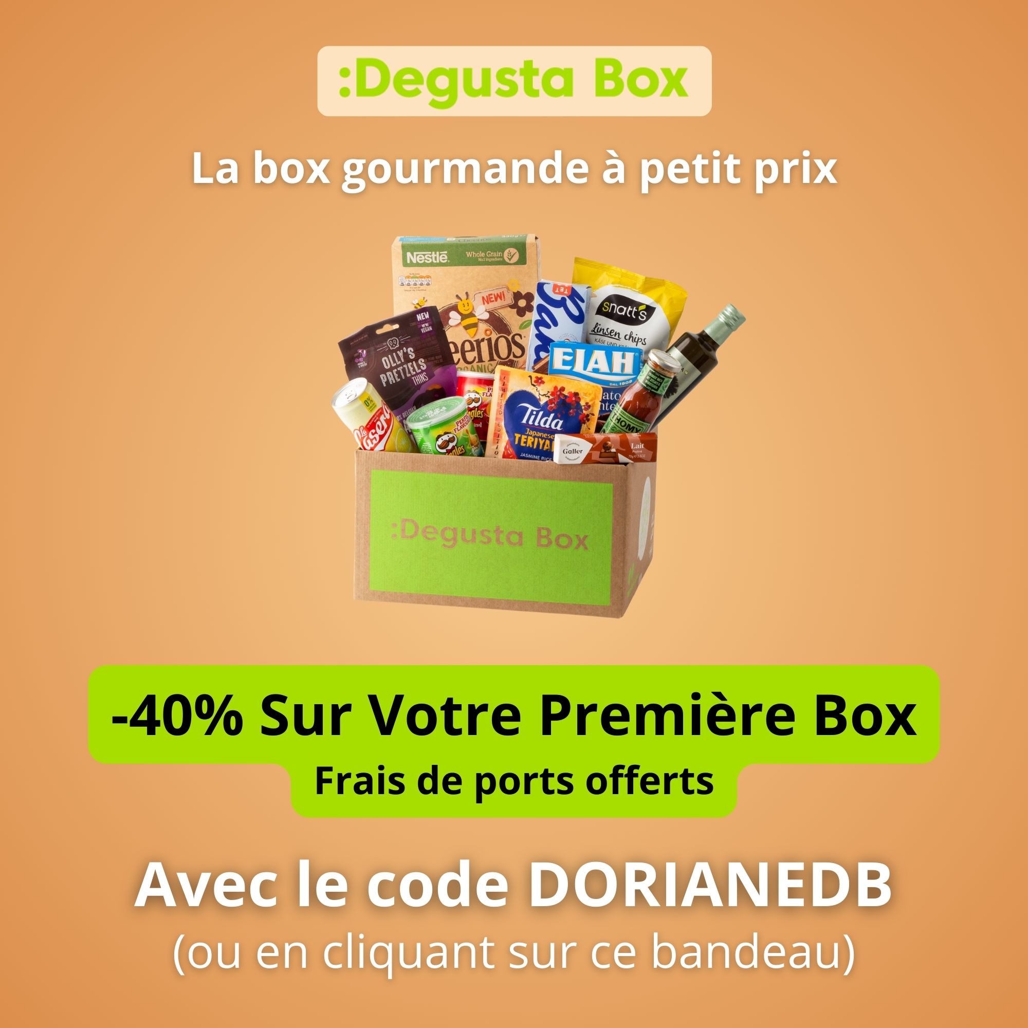 -40% sur votre première Degustabox