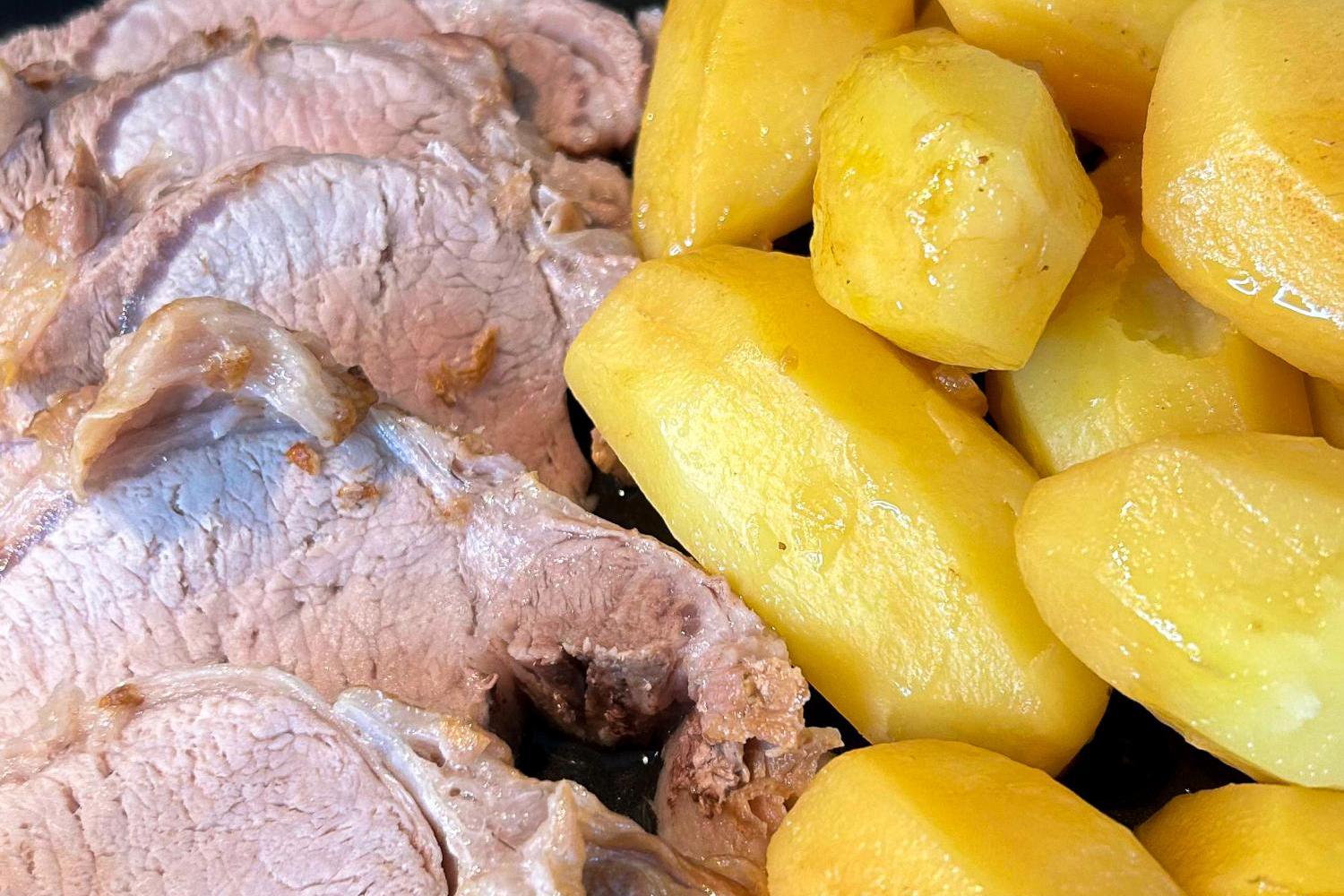 Rôti de porc & ses pommes de terres