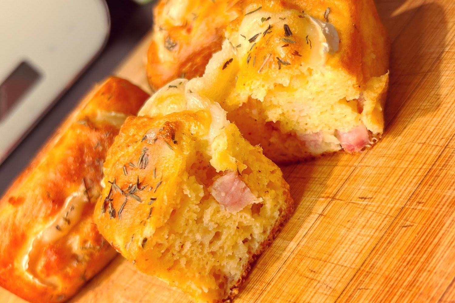 Petits Cakes Chèvre et Jambon