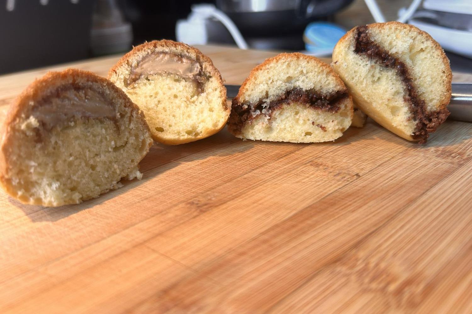 Madeleines Fourrées à la Pâte à Tartiner