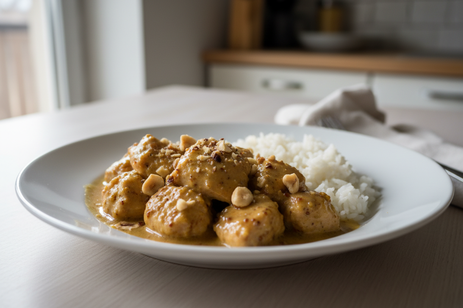 Poulet Miel Moutarde & Noisettes au Cookeo