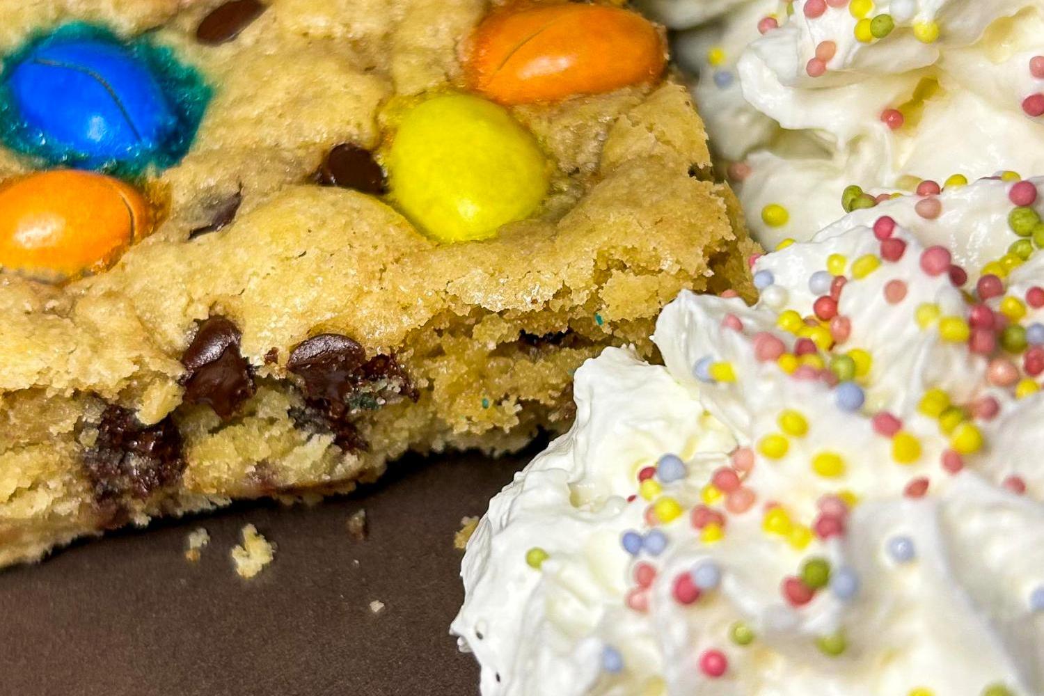 Cookie géant aux M&M's